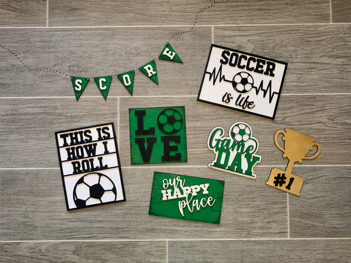 Soccer - Tiered Tray - DIY Kit