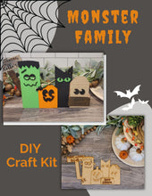 Load image into Gallery viewer, Halloween Monster Family - DIY Kit
