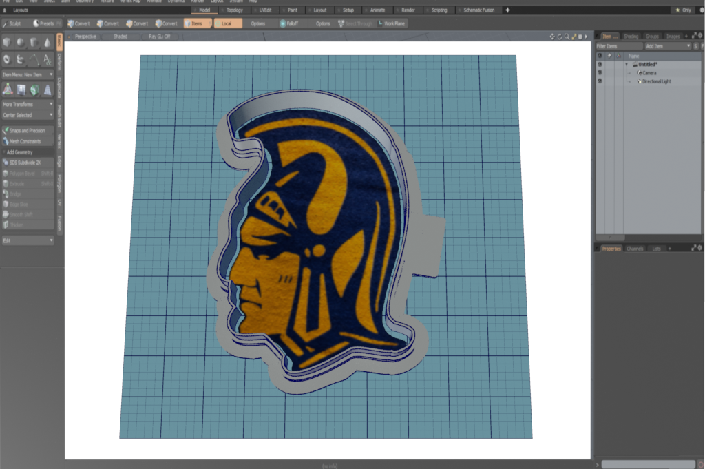 Spartan Head Cutter STL File