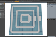 Load image into Gallery viewer, Square Cutter STL File
