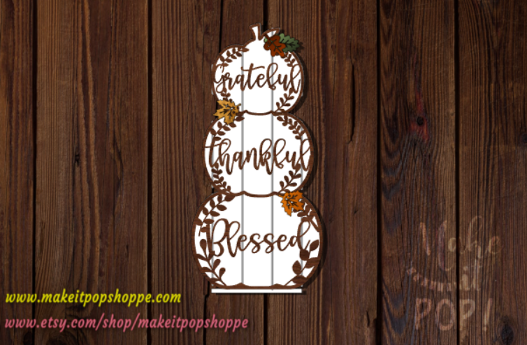 Stacked Pumpkins - DIY Kit