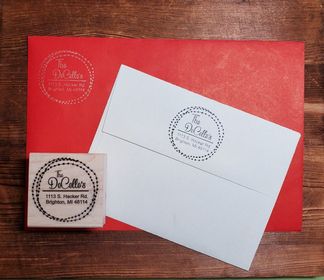 Holiday Address Stamp