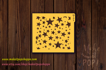 Load image into Gallery viewer, Stars Pattern (random) Stencil
