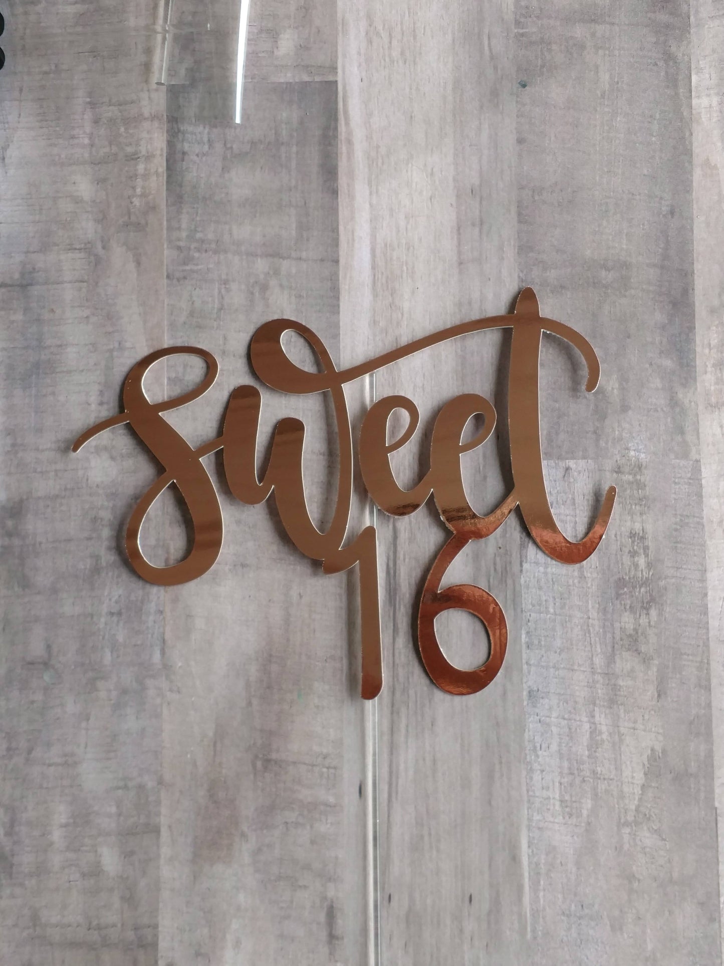 Sweet 16 Cake Topper