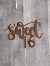 Load image into Gallery viewer, Custom Cardstock Cake Toppers
