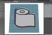 Load image into Gallery viewer, Toilet Paper Cutter STL File
