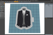 Load image into Gallery viewer, Tuxedo - Fancy Cutter STL File
