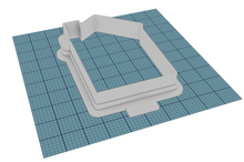 Load image into Gallery viewer, Two Story House Cutter STL File

