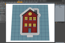 Load image into Gallery viewer, Two Story House Cutter STL File
