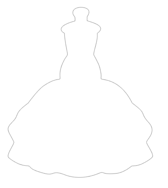 Wedding Dress Model - Fancy - Cutter