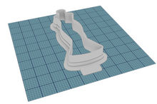 Load image into Gallery viewer, Wedding Dress Model - Sleek Cutter STL File
