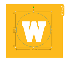 Load image into Gallery viewer, Western Michigan University Stencil

