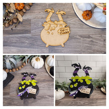 Load image into Gallery viewer, Witch&#39;s - Cauldron and Hat - DIY Kit
