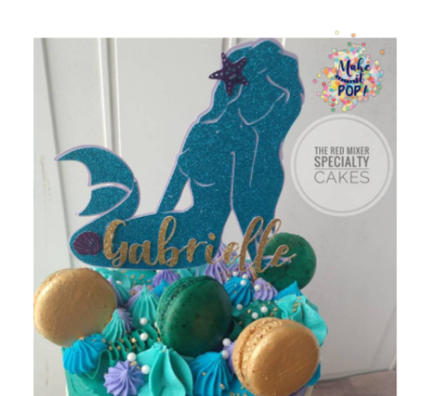 Mermaid Cake Topper