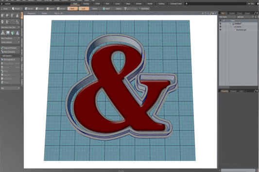 Ampersand Cutter STL File