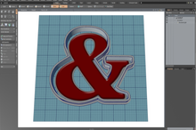 Load image into Gallery viewer, Ampersand Cutter STL File

