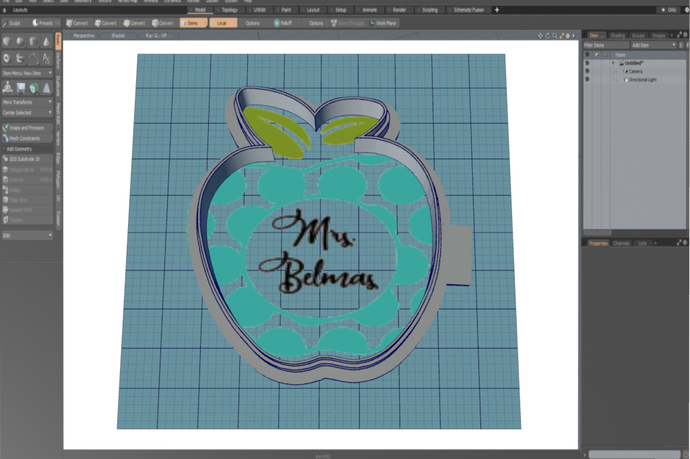 Apple Cutter STL File