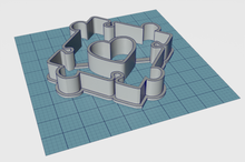 Load image into Gallery viewer, Autism Heart Center Cutter STL File
