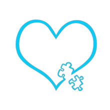 Load image into Gallery viewer, Autism Speaks Heart with Piece Cutter STL File
