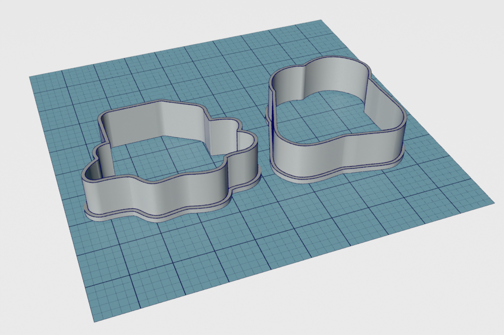 Butter Half (2pc) Cutter Set STL Files