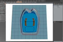 Load image into Gallery viewer, Backpack Cutter STL File
