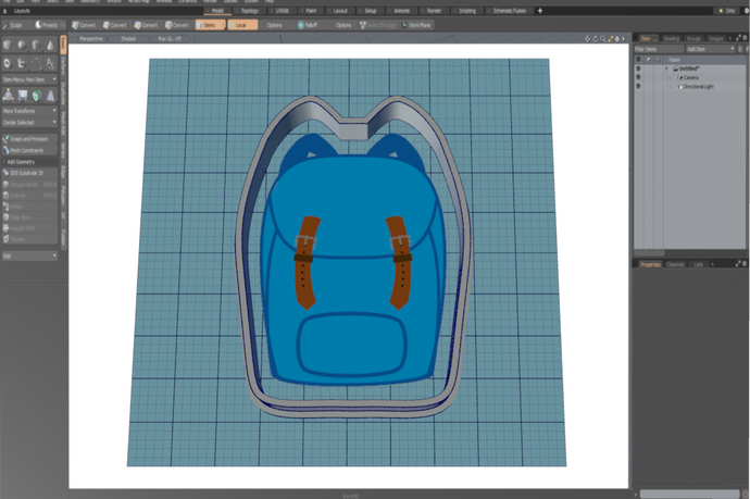 Backpack Cutter STL File