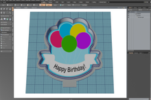 Load image into Gallery viewer, Balloon with Banner Cutter STL File
