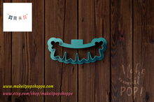 Load image into Gallery viewer, Banner with Bows (4 Flags) Cutter
