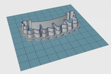 Load image into Gallery viewer, Banner with Bows (4 Flags) Cutter STL File
