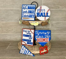 Load image into Gallery viewer, Baseball - Tiered Tray - DIY Kit
