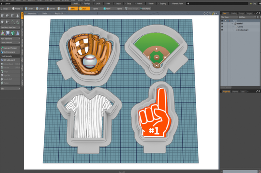 Baseball STL Cutter Bundle