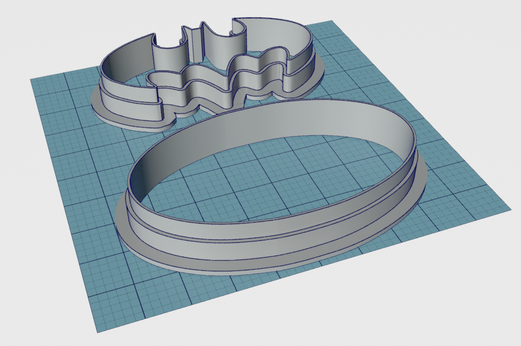 Batman Symbol Cutter STL File