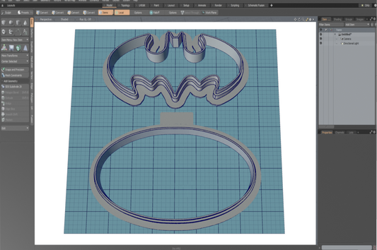 Batman Symbol Cutter STL File