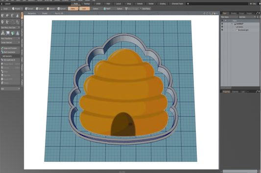 Bee Hive Cutter STL File