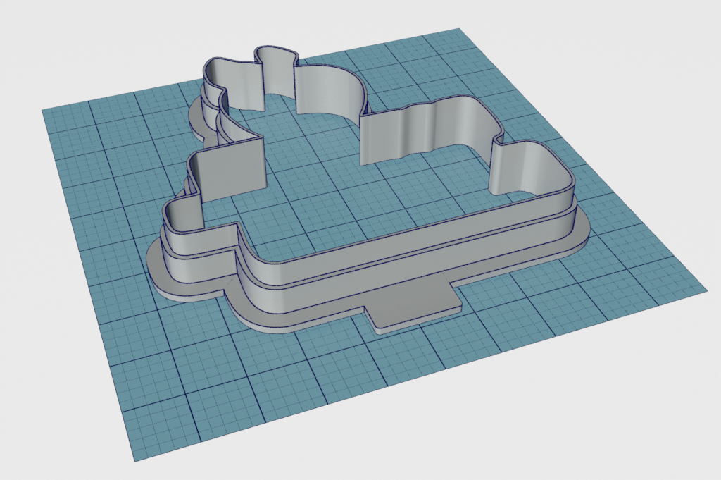 Book Stack with Apple Cutter STL File