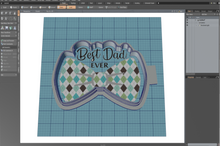 Load image into Gallery viewer, Best Dad Ever Bowtie Cutter STL File
