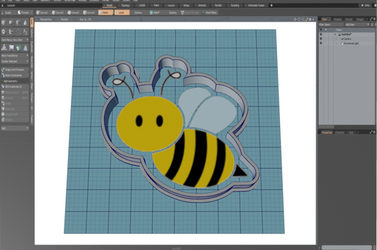 Bumble Bee Cutter STL File