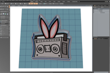 Load image into Gallery viewer, Bunny Boom Box Cutter STL File

