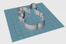 Load image into Gallery viewer, Bunny W Tulip Cutter STL File

