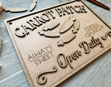 Load image into Gallery viewer, Carrot Patch Sign - DIY KIT
