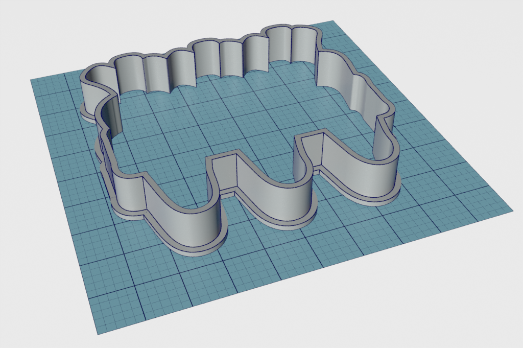 Carrot Monogram Cutter STL File