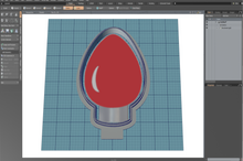 Load image into Gallery viewer, Christmas Bulb Cutter STL File
