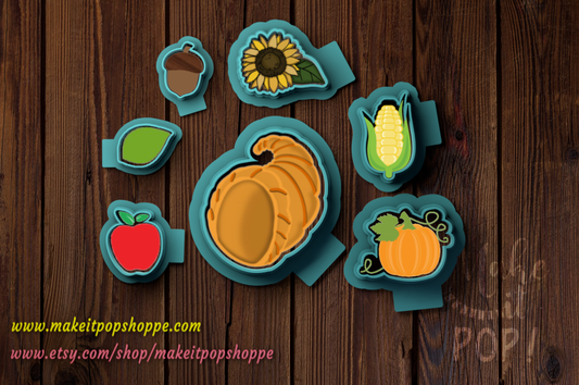 Cornucopia - Cookie Cutter Platter
