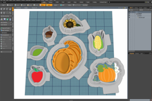 Load image into Gallery viewer, Cornucopia - Cookie Cutter Platter
