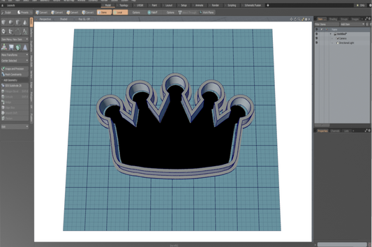 Crown Cutter STL File