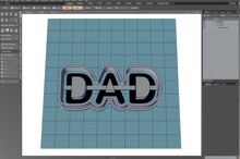 Load image into Gallery viewer, Dad Cutter STL File
