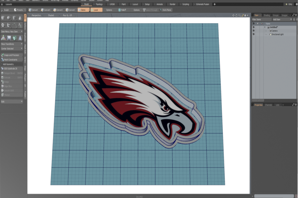Eagle Head Cutter STL File