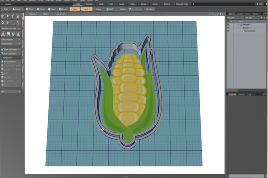 Ear Of Corn Cutter STL File