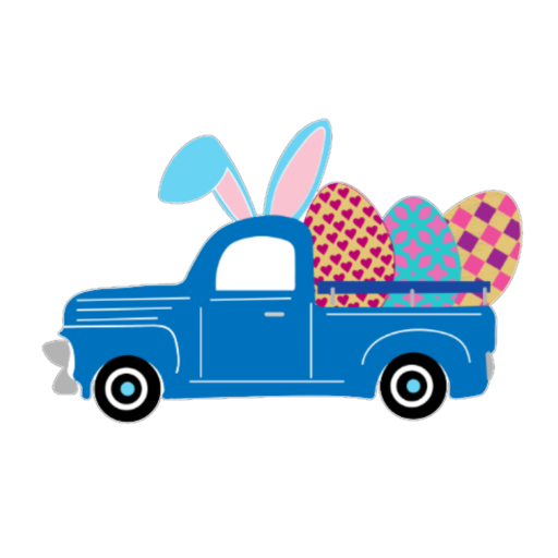 Easter Egg Truck Cutter STL File