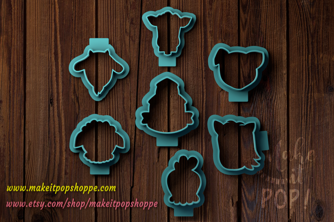 Farm Animals Cutter Set